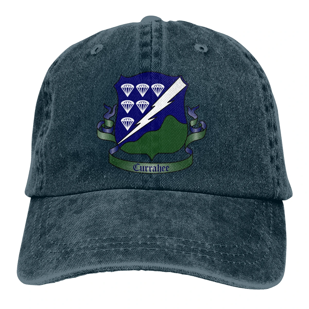 

506th Infantry Regiment men womens Retro Washed Cowboy hat Baseball Cap