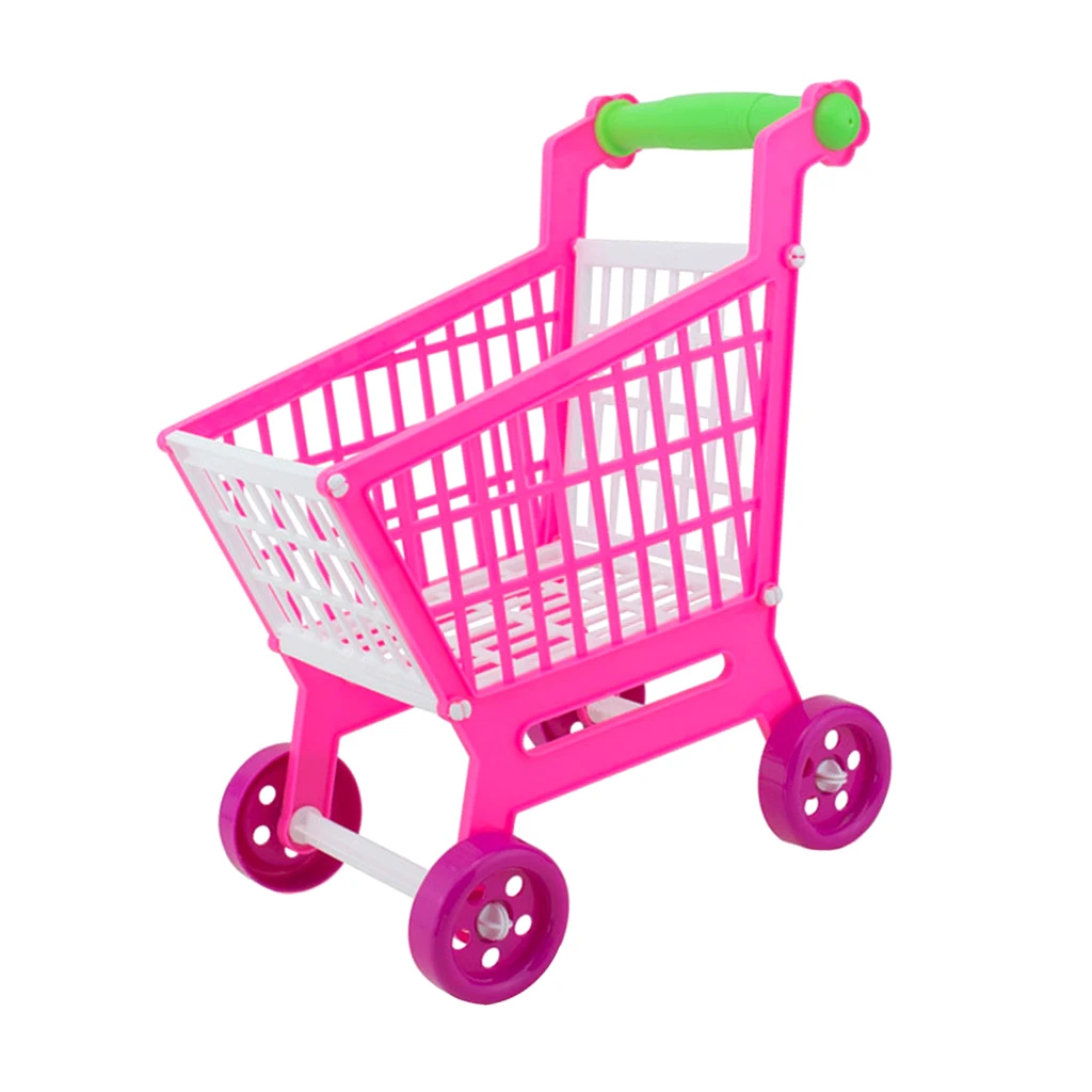 

Simulation Game - Miniature Shopping Miniature Kitchen Basket for Children