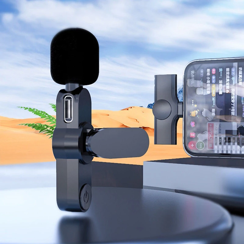 Беспроводной петличный микрофон 1se для Android 64 дБм мини-микрофон записи аудио и