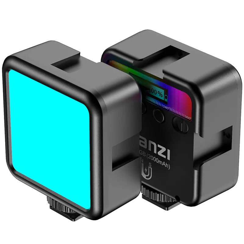 

Ulanzi VL49 Mini RGB Video Light Lighting for Photography 2000mAh RGB LED Video Camera Light Vlog Fill Light Live