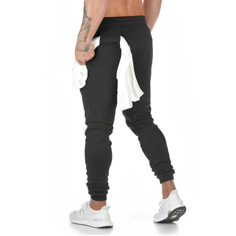 Брюки мужские длинные для фитнеса стильные спортивные штаны спортзала маленькие