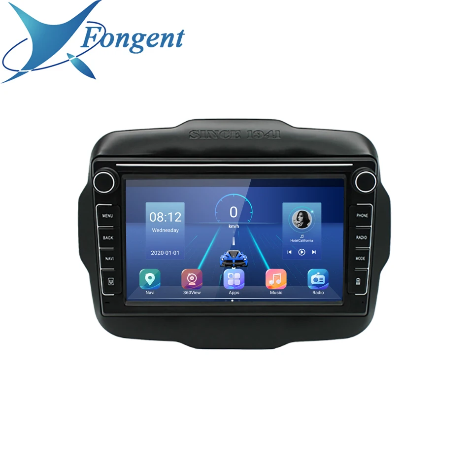 

Автомагнитола для Jeep Renegade, мультимедийный видеоплеер на android, с gps, Wi-Fi, для Jeep Renegade, типоразмер 2 din, 2016, 2017, 2018, 2019, 2020