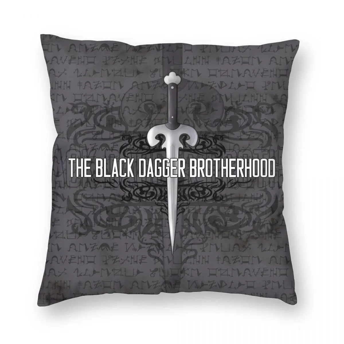 

The Black Dagger Brotherhood Square Pillowcase Polyester Linen Velvet Printed Zip Decor Sofa Seater Cushion Cover