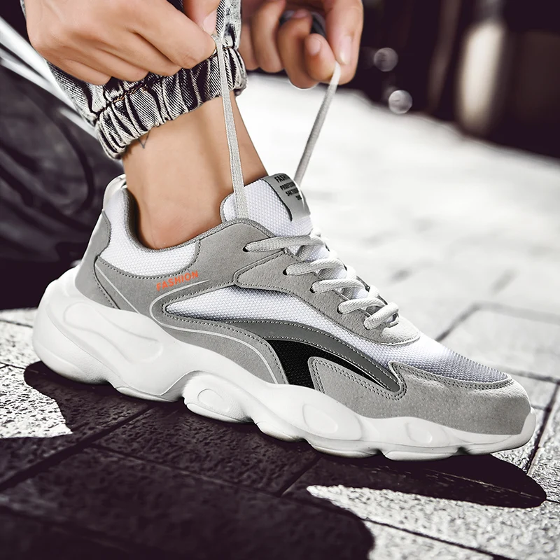 

Brand Men Casual Shoes Outdoor Fashion Sneakers Breathable Chaussure Homme Sport Shoes Comfortable Man Shoes Dropshipping 39-44