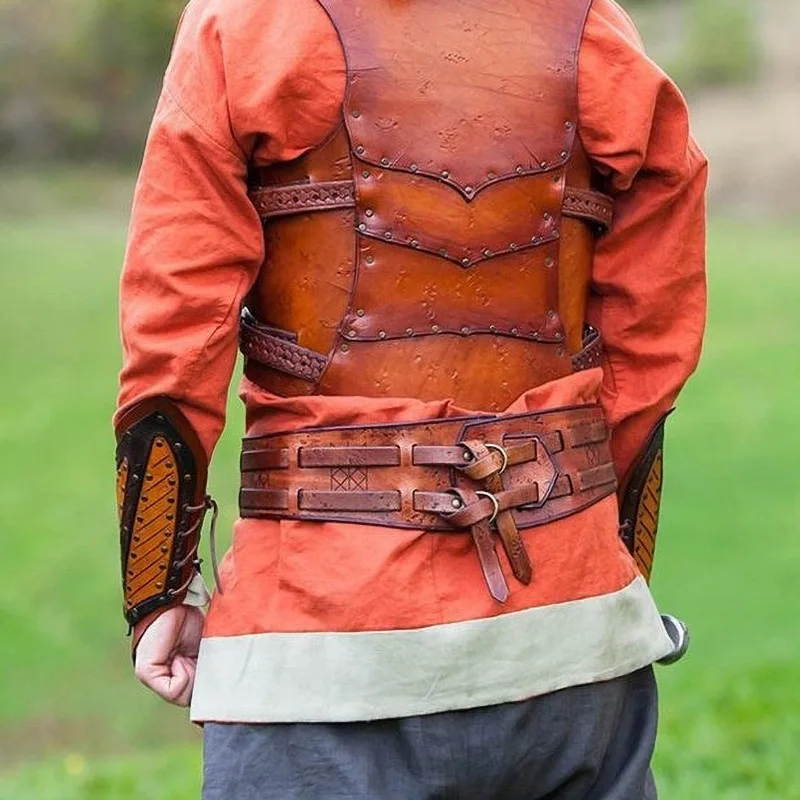 Кожаный ремень для костюма в средневековом стиле аксессуар мужчин и женщин с