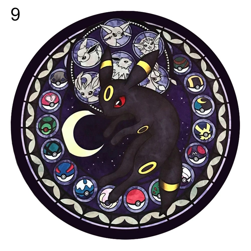 Круглый напольный коврик мягкий милый мультяшный Карманный в виде монстра для