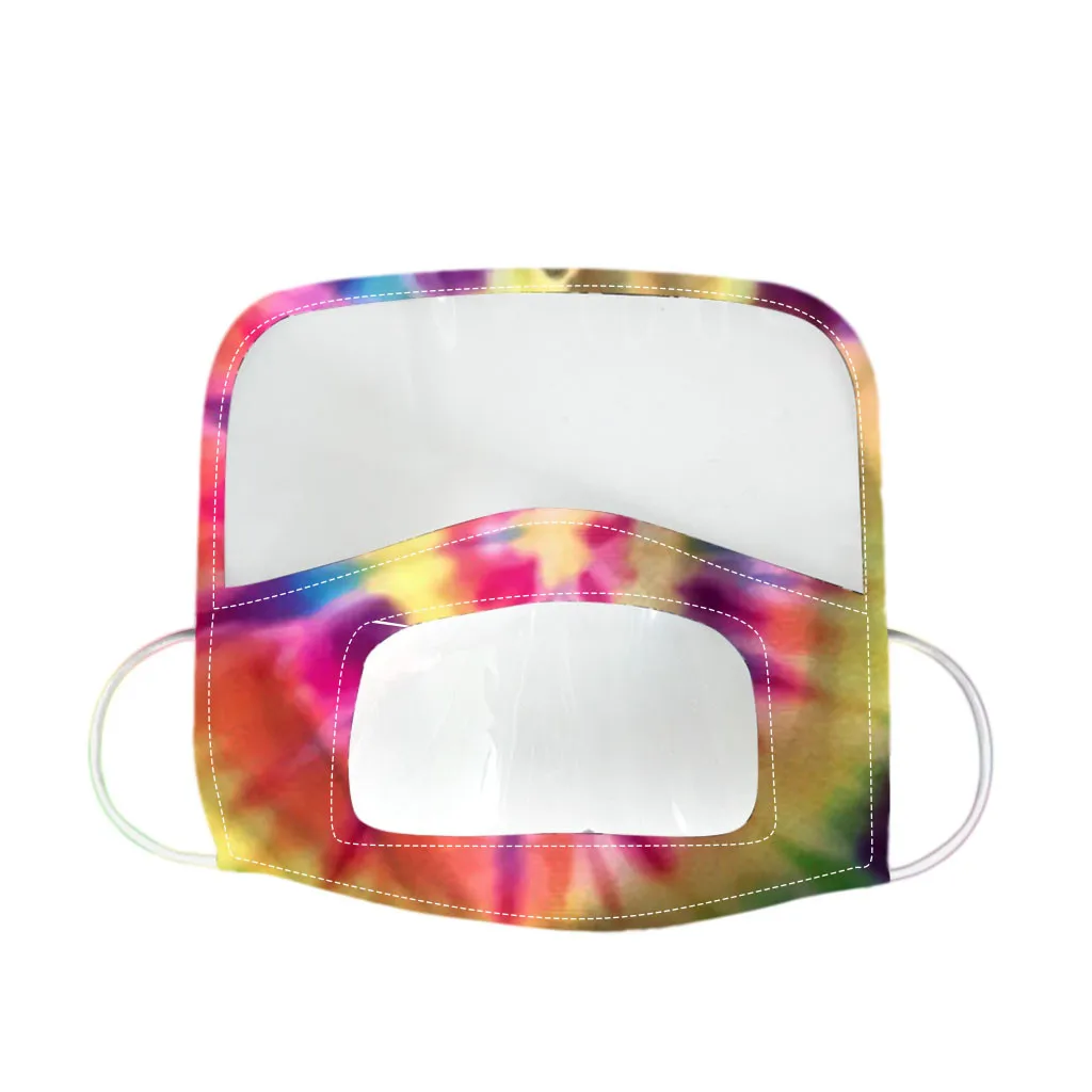 

5PCS Face Cover Mask with Eye Shield Mask With Clear Window Mask Transparent Reusable For Outdoor Working mondkapjes wasbaar