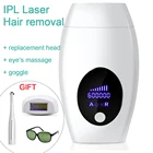 фотоэпилятор депиляция IPL лазерная эпиляция 600000 флэш-эпилятор профессиональный лазерный Фотоэпилятор Постоянный ЖК-дисплей женское средство для безболезненного удаления волос машина