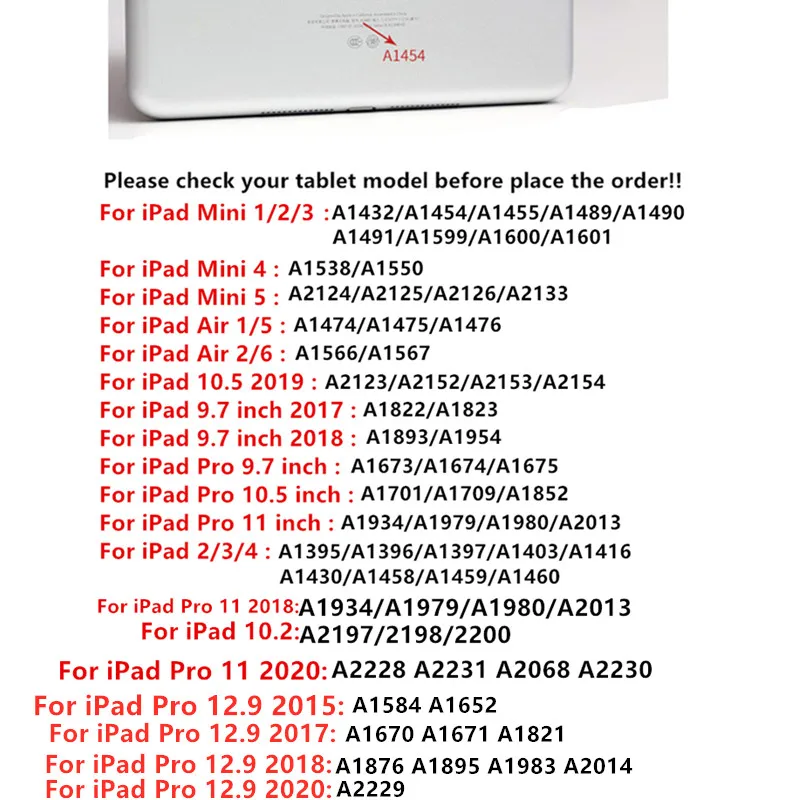 Чехол для iPad Air 4 чехол 2020 10 2 7 8 го поколения с держателем стилуса 9 3 5 Pro 11 2021 Mini