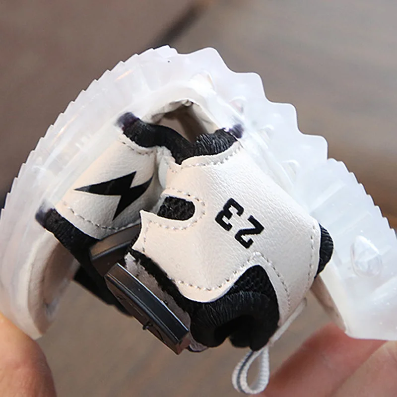 

21-30 size toddler sandals girls shoes 2021 summer new led light non-slip children sandals