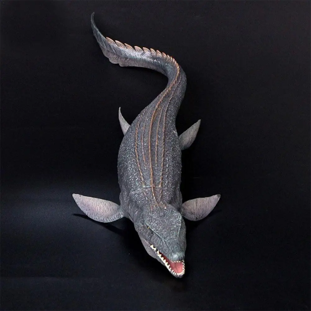 

Simulation Static Marine Animal Model Ornaments Movable Jaw Mosasaur Children Educational Props Scene Decoration Kids Toy