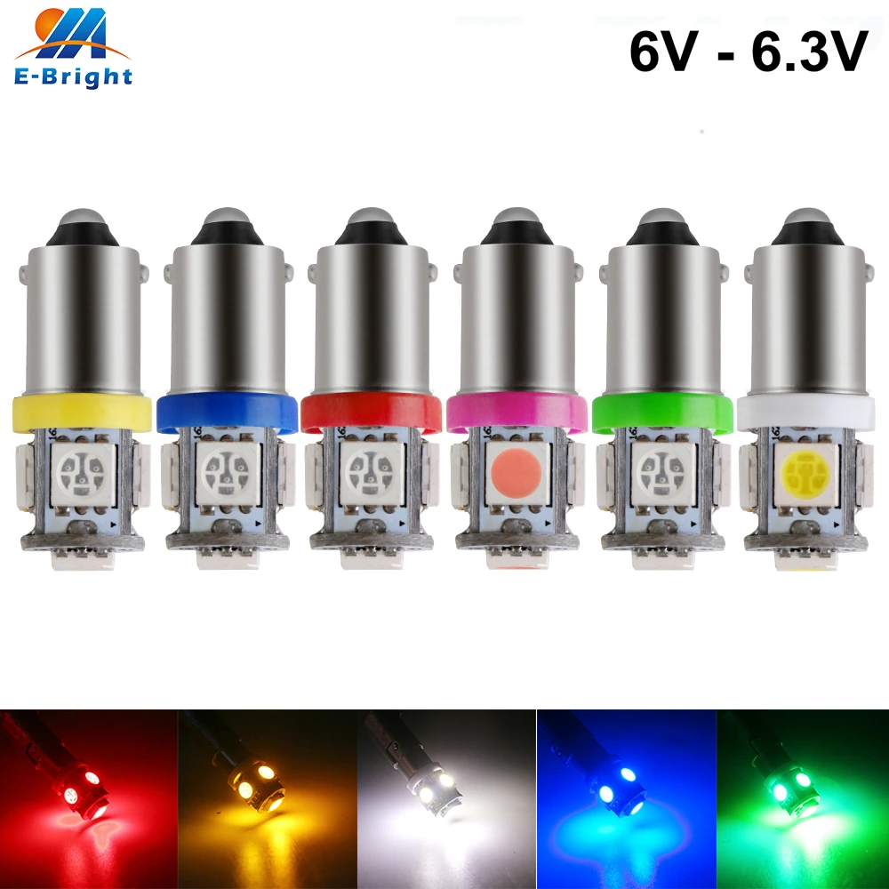С источником питания от постоянного тока 6V 6 3 V 50 шт в наборе T11 T4W BA9S H6W 3886X 1895 64111 5050