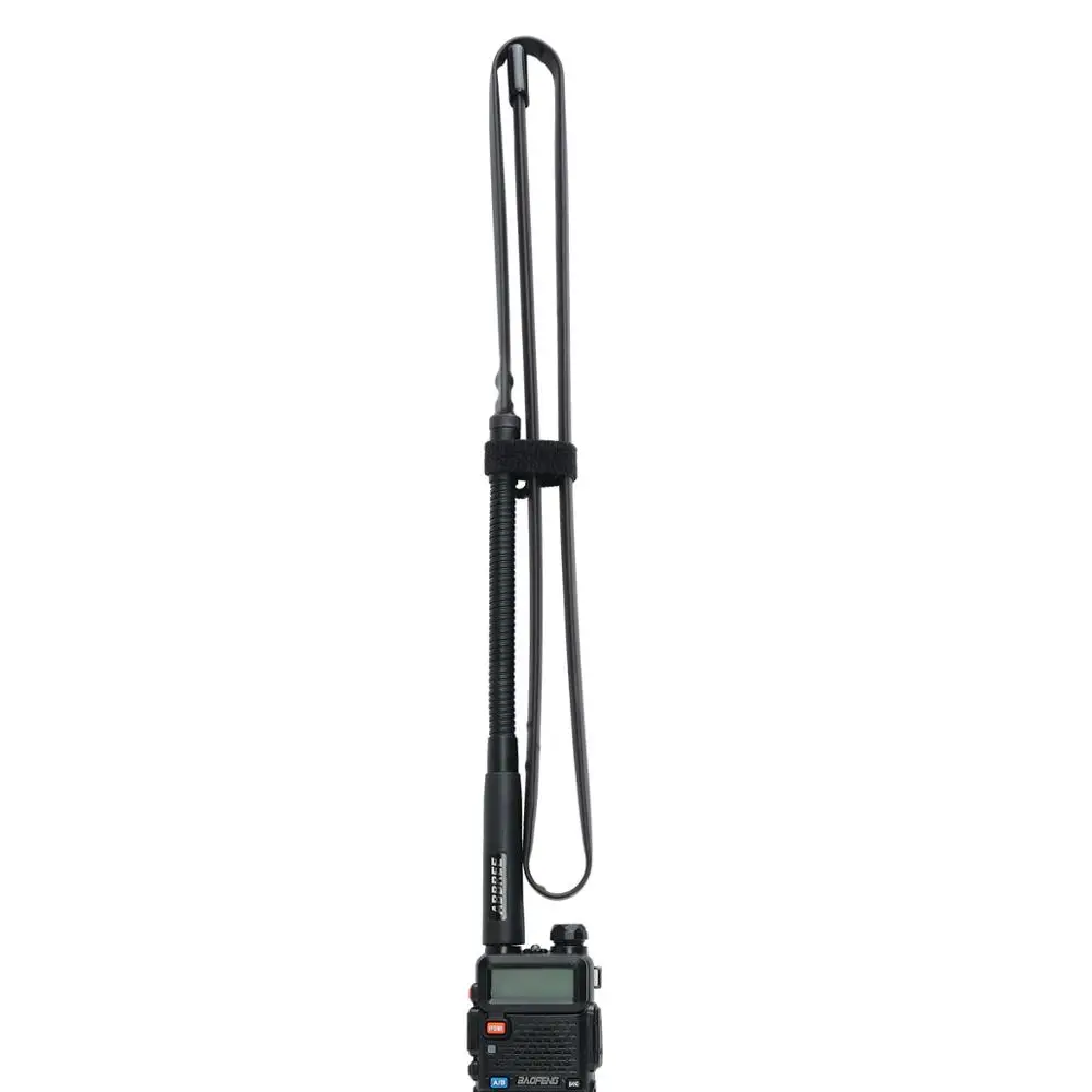 ABBREE AR-152G Gooseneck SMA-Female 144/430MHz VHF UHF Двухдиапазонная тактическая антенна для Baofeng UV-5R