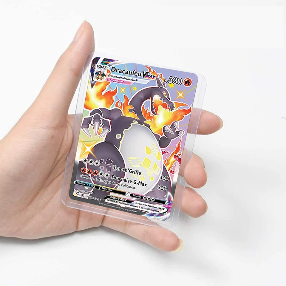 Чехлы для карт с покемоном прозрачный альбом дисплей покемонов Yugioh защитная