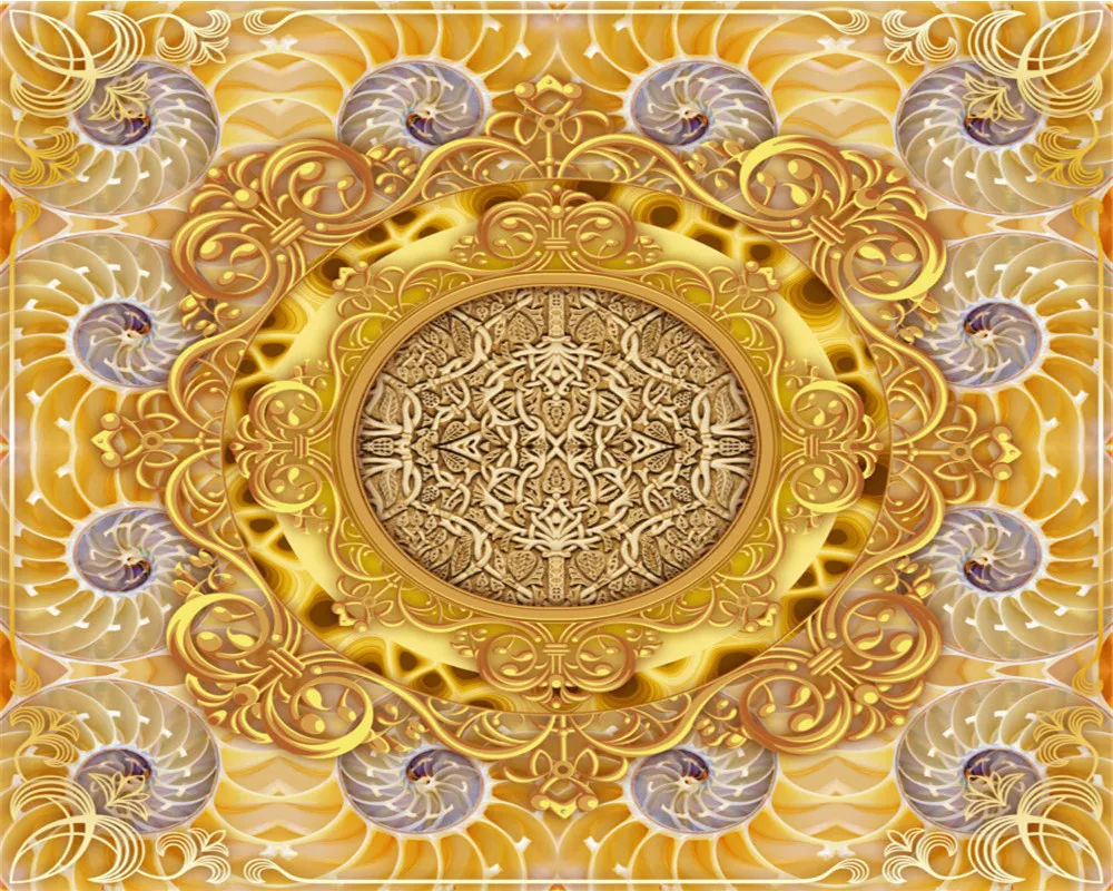 

Custom 3d Flower Wallpaper European Style Floral Delicate Pattern Living Room Bedroom Zenith Decoration Mural Wallpaper