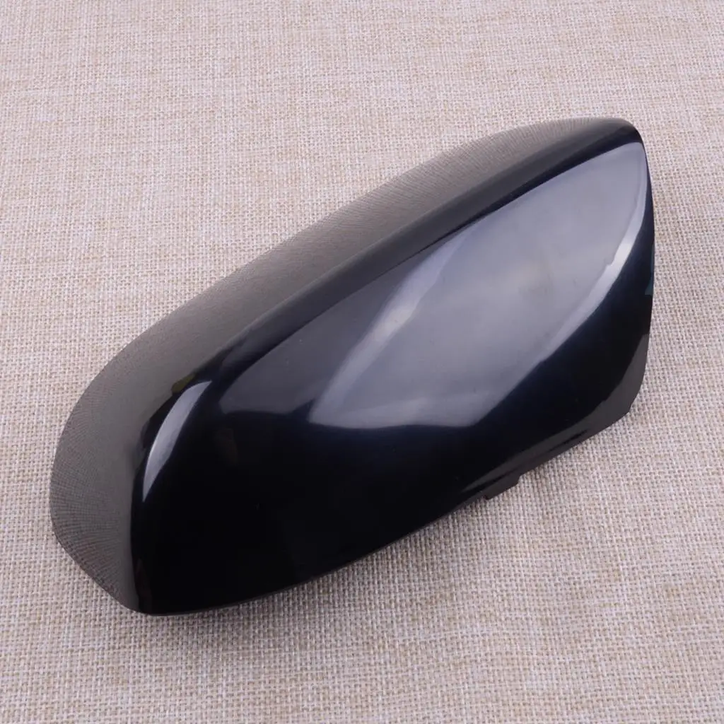 Автомобильная глянцевая черная крышка для зеркала заднего вида из АБС-пластика с