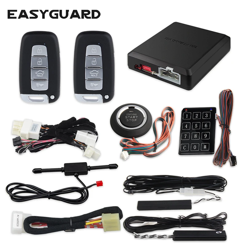 Автосигнализация EASYGUARD CAN штекер шины и игры совместима с KIA K2 K3 K5 2018 KX smart entry