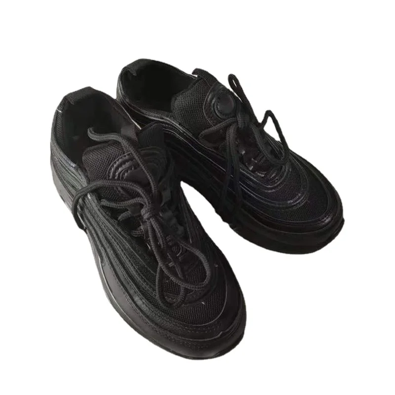 

Women's Sports Shoes Fashion 2021 New Round Head Spring and Autumn Color Matching Non-slip Outdoor Platform Running Shoes