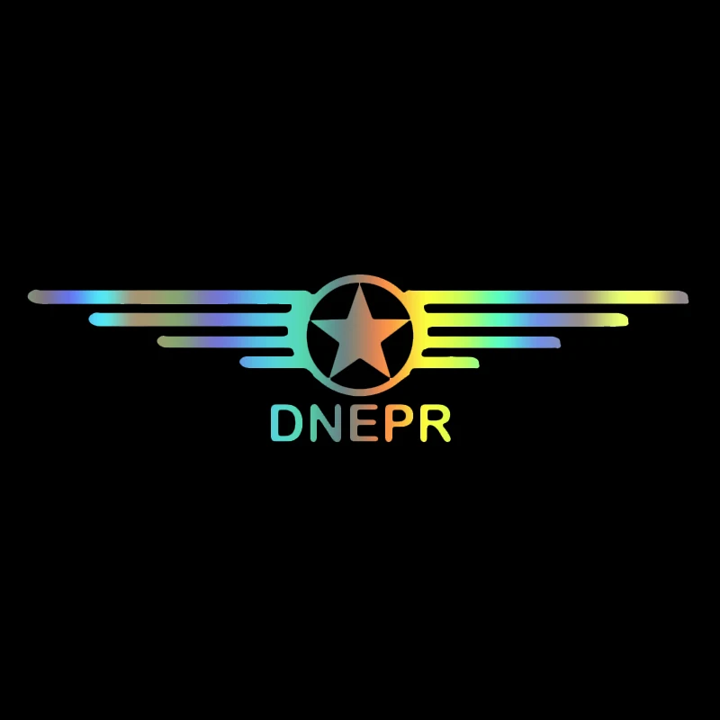 

S51494# Various Sizes/Colors Car Stickers Vinyl Decal DNEPR Motorcycle Decorative Accessories Creative Motorcycle Laptop