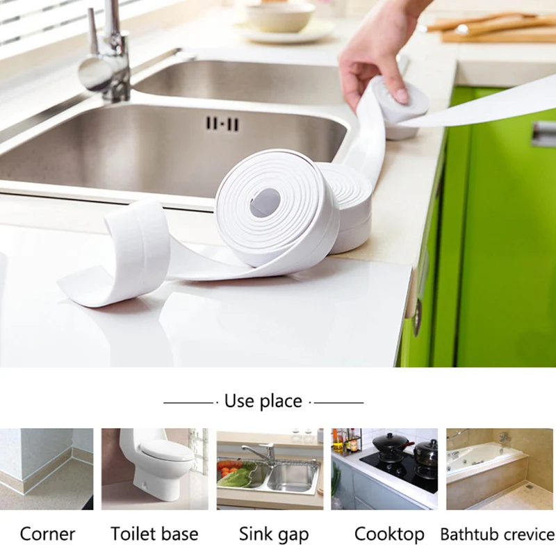 Водостойкая самоклеящаяся лента для ванной водостойкая и кухни 3 2 метра|Наборы