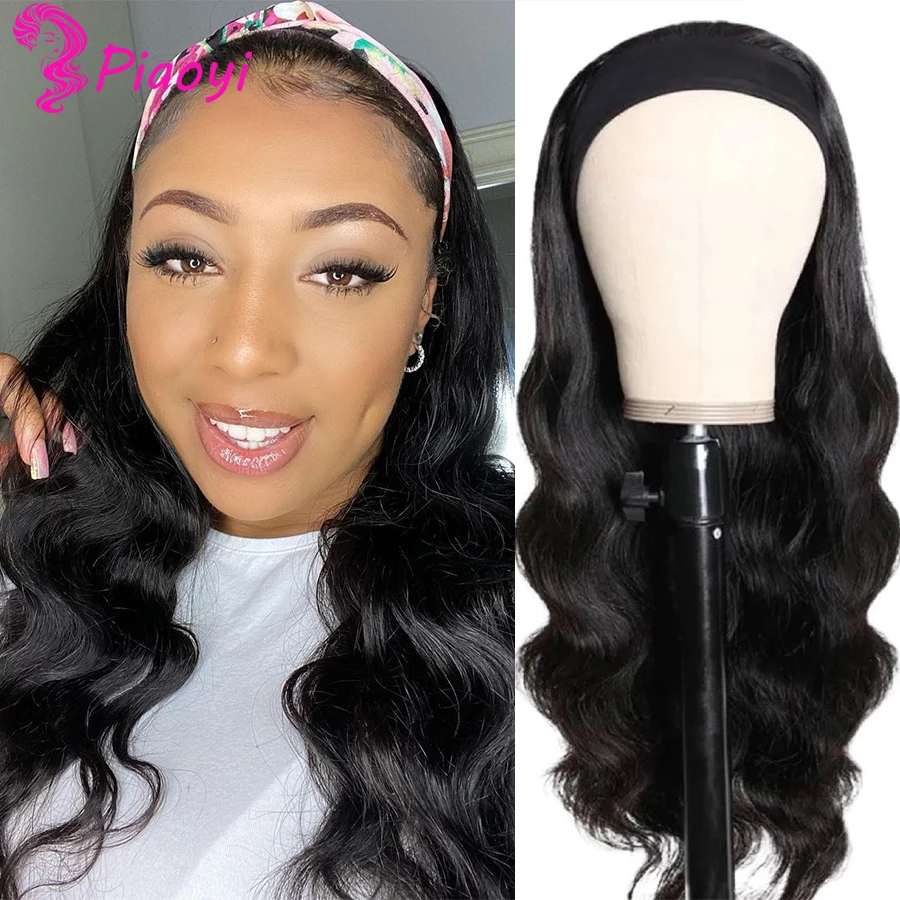 

Headband Wigs Human Hair Body Wave Human Hair Wigs For Black Women New Arrival Remy Brazilian Hair Wigs Full Machine Wig