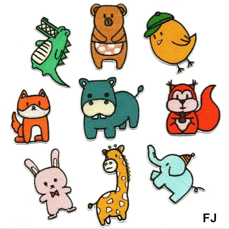 

New Arrival 10 pcs Embroidered Patches Iron Sew On Jeans Coat Tshirt Bag Shoe Hat Decor Repair Motif Emblem Accessory Diy