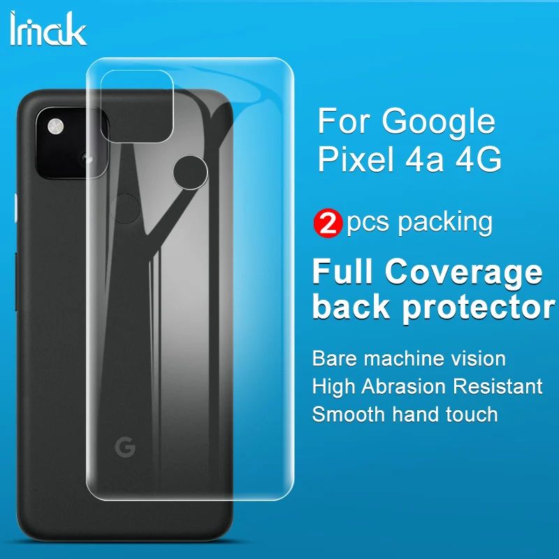 

Imak 2 шт. мягкая прозрачная Гидрогелевая пленка для Google Pixel 4a 4G 5G, защита экрана, 3D изогнутый полный чехол с разблокировкой по отпечатку пальца