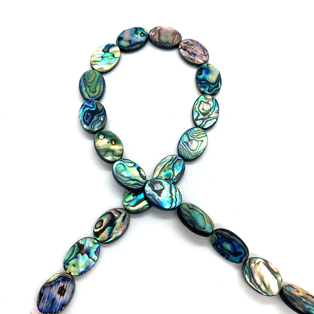 Бусины Из Натуральной раковины ракушки абалона бусины в форме сердца овальной