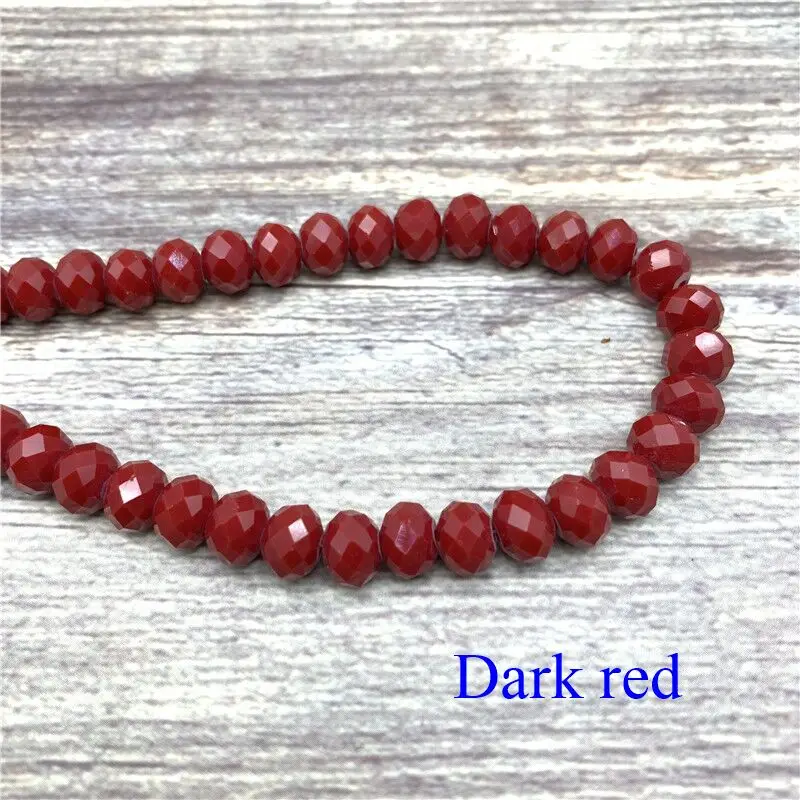 10 нитей цветные Хрустальные Граненые стеклянные бусины Rondelle маленькие для