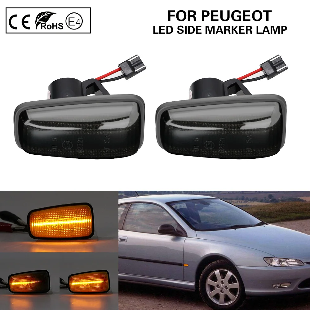 

Dynamic Side Marker Light For Peugeot Partner 106 306 406 806 Fiat Scudo Ulysse Citroen Jumpy I II ZX XM Berlingo Evasion Xsara