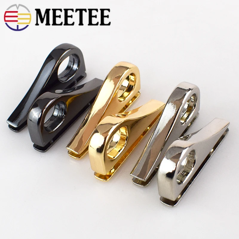 Meetee 4/10 шт. Сумка с боковой застежкой металлические пряжки сумки цепочкой крючок