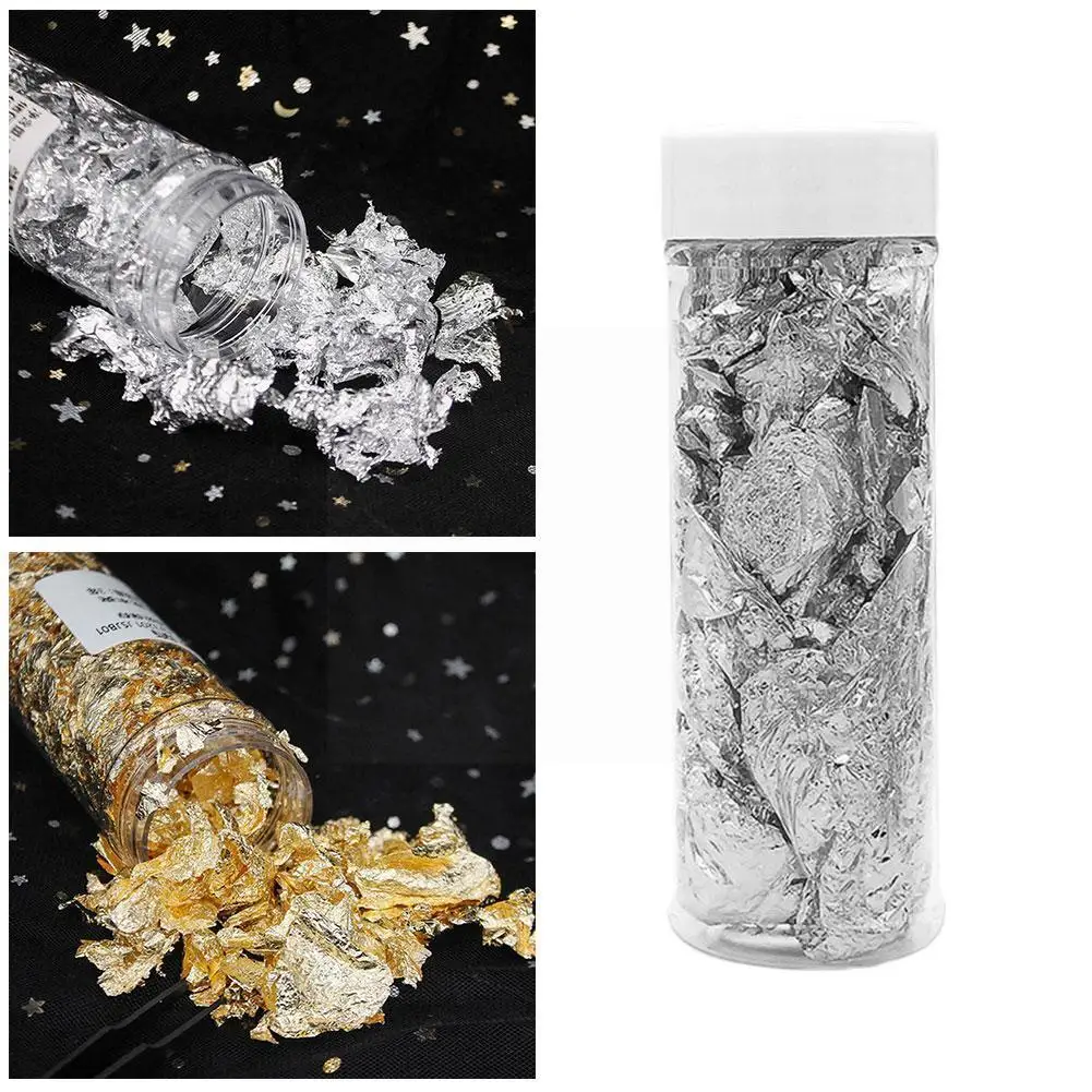 

2g Edible Gold Leaf Foil Cooking Drink Food Dessert Dining Safety Cake Gilding Cream Decoration I3I8
