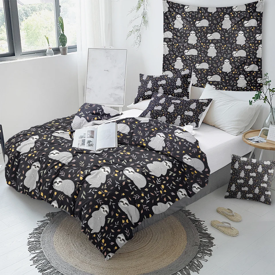 BeddingOutlet, Комплект постельного белья для ребенка, цветочный лист, пододеяльник, мультфильм, Folivora, детское постельное белье, очаровательные покрывала с животными, Прямая поставка