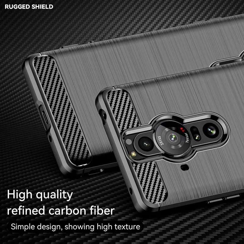 For Sony Xperia Pro-I Case Soft Silicone Cover for Sony Xperia Pro I Case Rubber Simple Silm Matte Cover Sony Xperia Pro-I Case