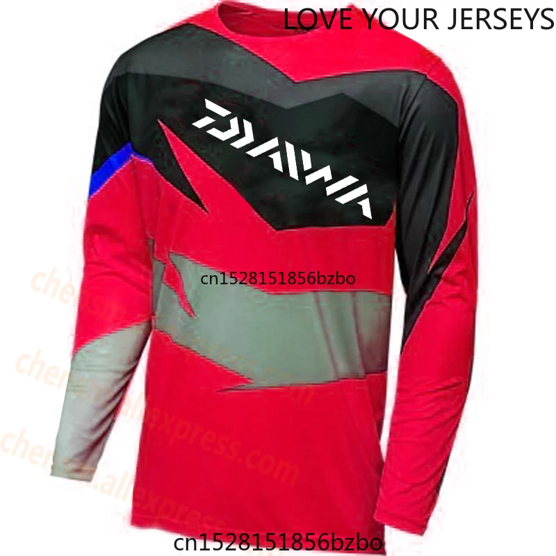 

2020 DAIWA New Style Fishing Clothing Sunscreen Anti-uv Breathable Coat Long Sleeve Quick Dry Summer Fishing Size XS-5XL Shirt