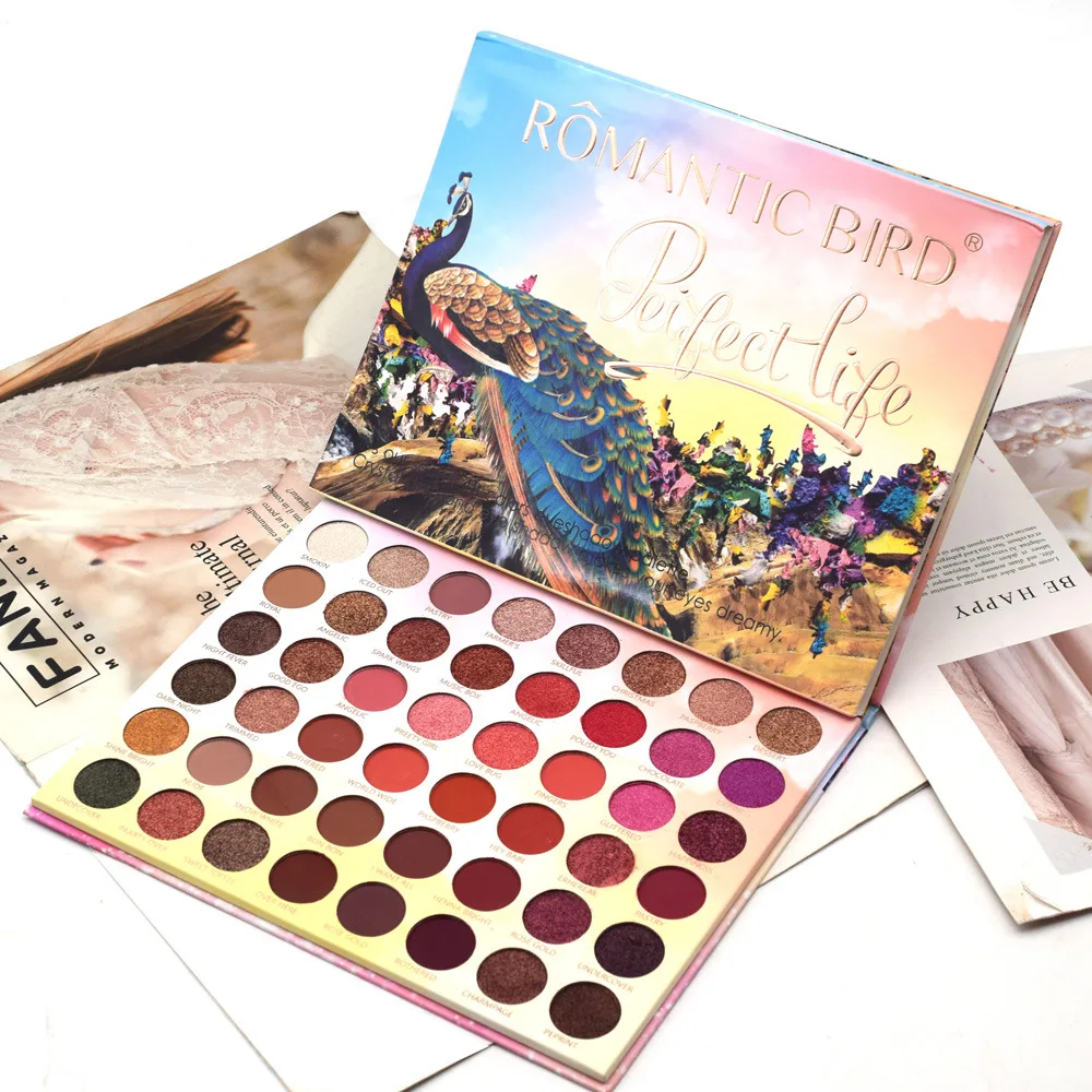 48 цветов s модные тени для век Палитра матовые блестящая палитра на День святого