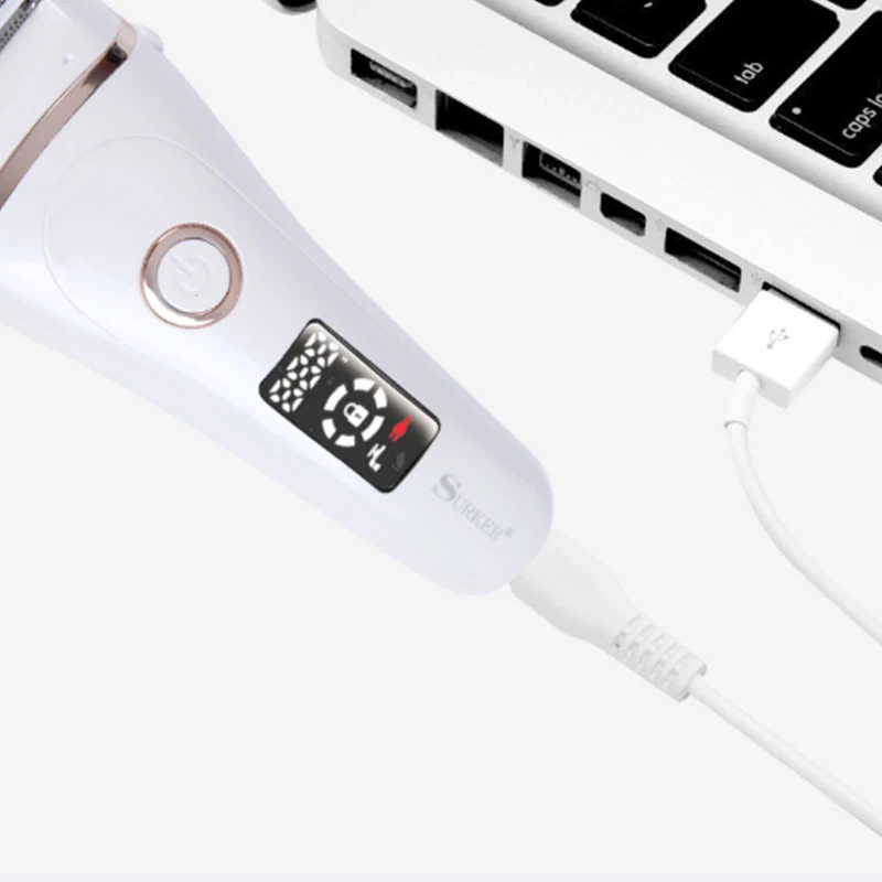 Перезаряжаемая Женская бритва водонепроницаемая электрическая для женщин