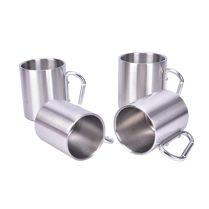 Чашка 220 мл чашка для кемпинга путешествий уличная из нержавеющей стали кружка с