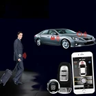 Автомобильная сигнализация PKE, кнопка запуска и остановки двигателя + бесключевая Система доступа к комфорту + приложение для телефона, удаленный запуск двигателя автомобиля