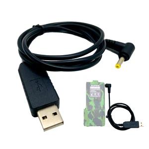 100% Оригинальный USB зарядный кабель для рации Baofeng, двухдиапазонный литий-ионный аккумулятор Baofeng, с радио, с зарядкой, с зарядкой от USB, для радио, Baofeng, с 2 режимами работы, на 1234344, для детей, в наличии