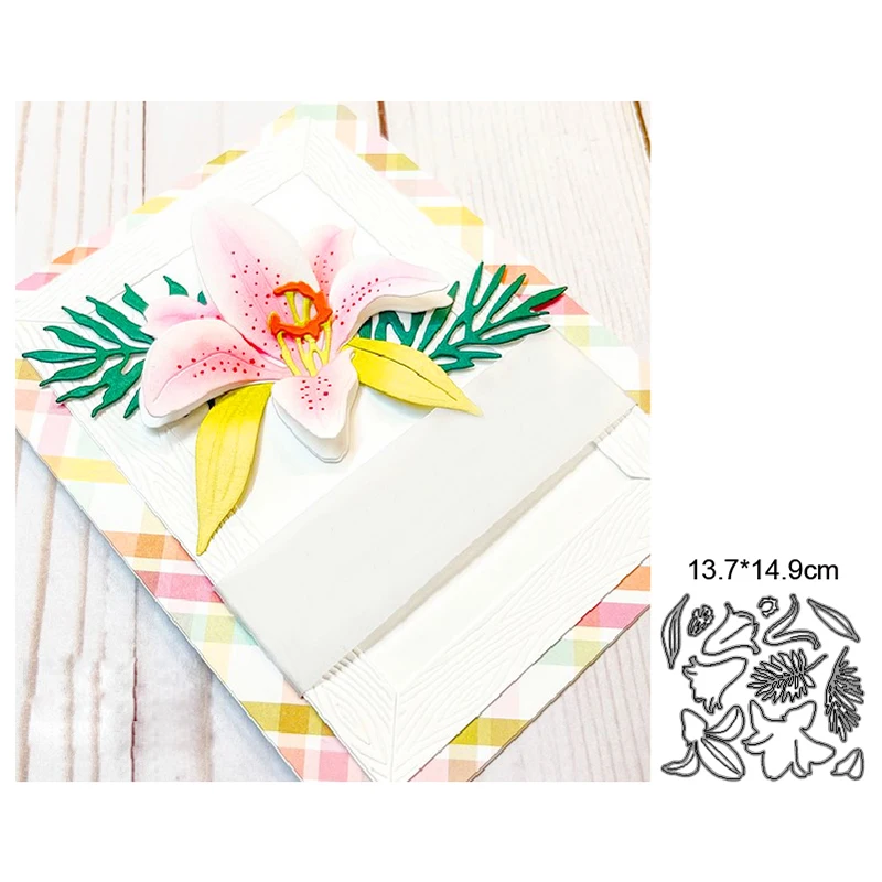 

Craft dies metal cutting dies cut die mold wildflower leaves set Scrapbook die paper craft knife mould blade punch stencils dies