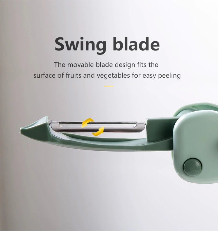 

1PC Two-In-One Kitchen Multi-Function Peeler Stainless Steel Potato Melon And Fruit Grater Household Fruit Peeler Kitchen Gadget