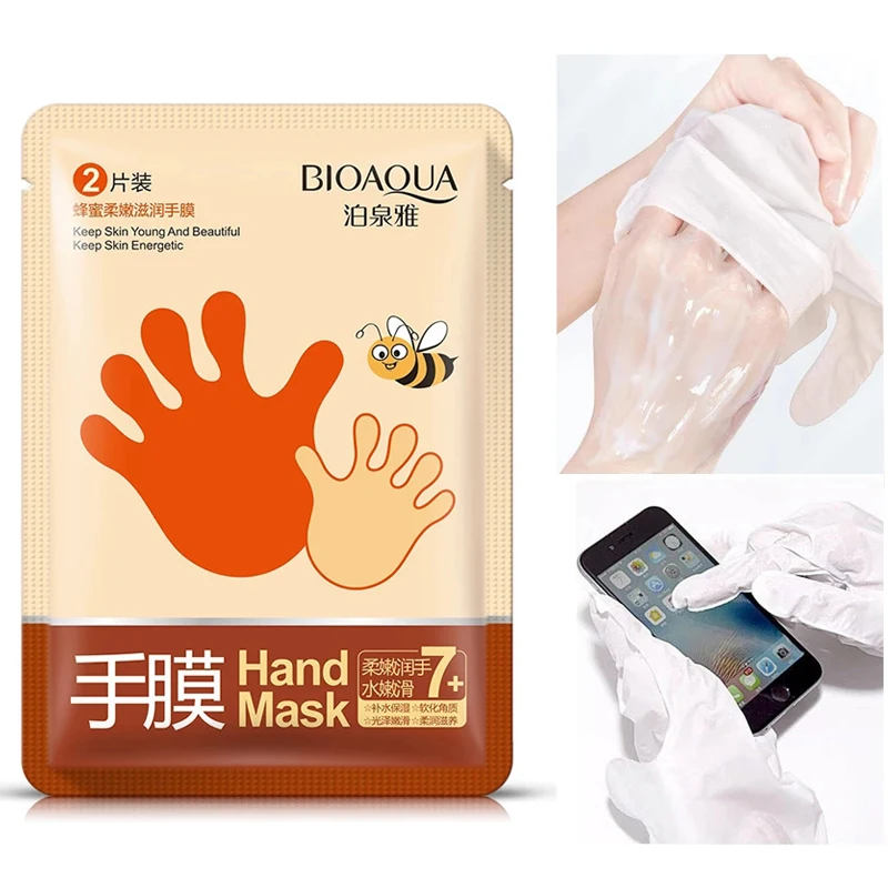 1 пара увлажняющая отбеливающая маска для рук| |