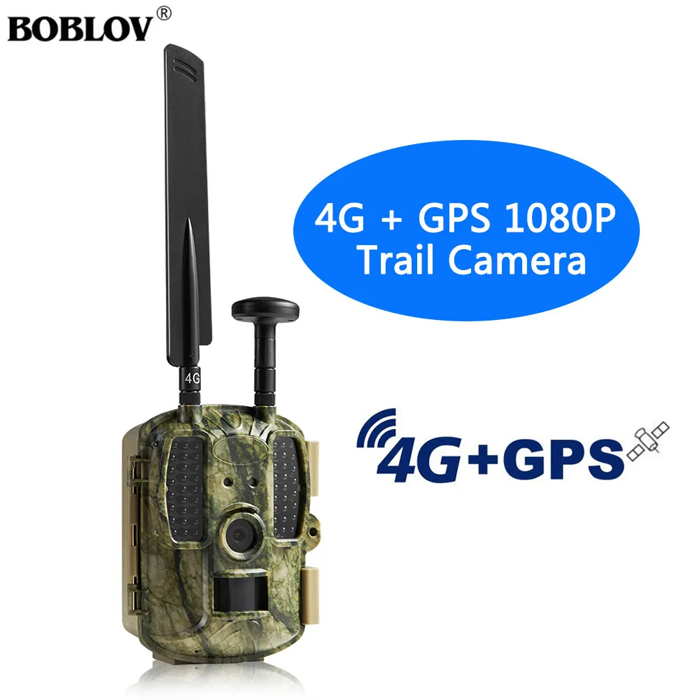 

BOBLOV 4G Hunting camera GPS FTP Camera trail Email 4G Hunting Wildlife camera support MMS GPRS GSM Photo traps 4G Night vision