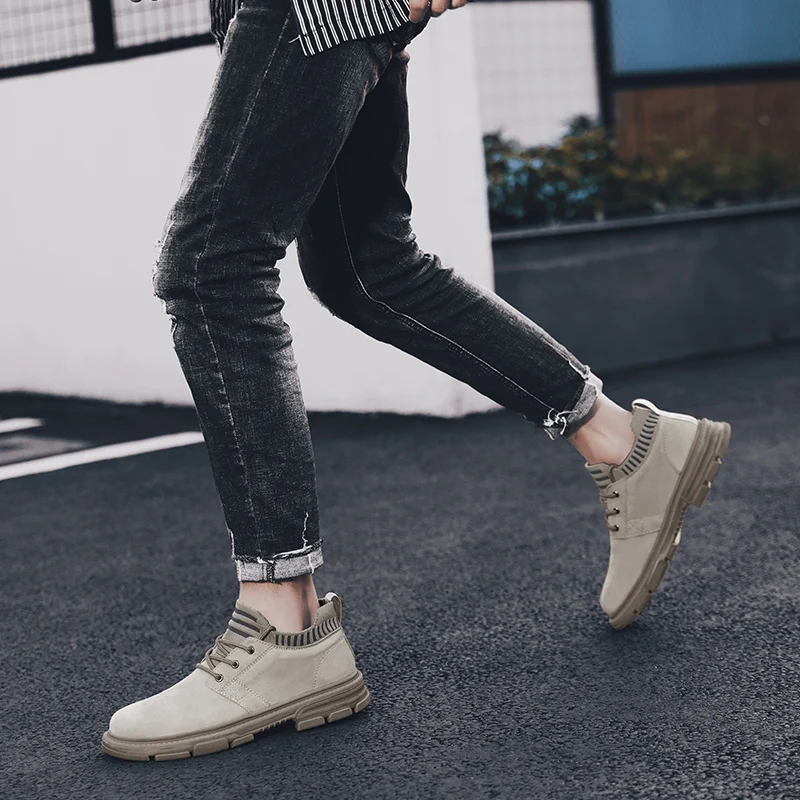 

Men's Casual Sneakers Man Shoes Casual Men Fashion Mens Loafers Leather Slip On Shose Sapato Masculino Men's Wear Spring