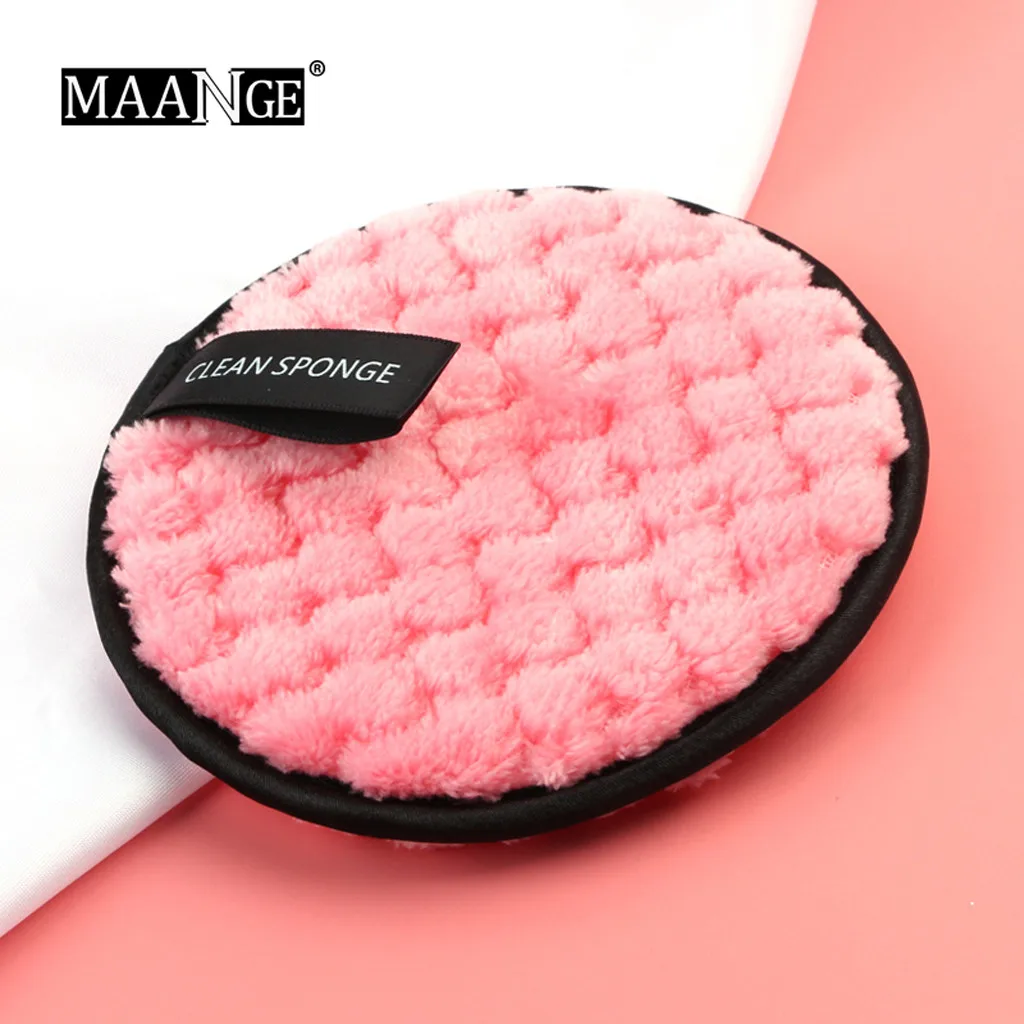 Салфетка из микрофибры колодки для макияжа лица смешивания спонж снятия хлопок