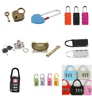 Винтажные Мини-замки в старинном стиле разных стилей в старинном стиле, замки с ключом, Дорожный чемодан для багажа, комбинированный замок