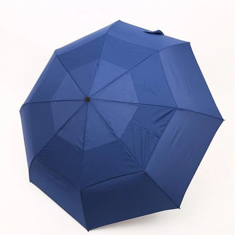 Три складных зонтика супер большой полностью автоматический двухслойный