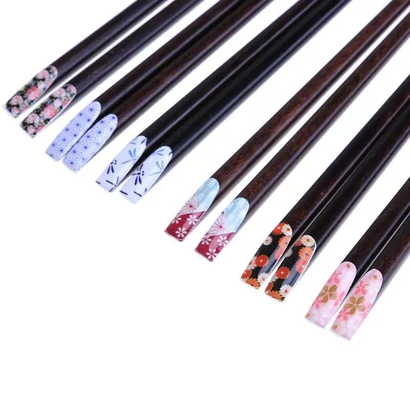 1 пара японские натуральные деревянные палочки для еды свадебные подарки