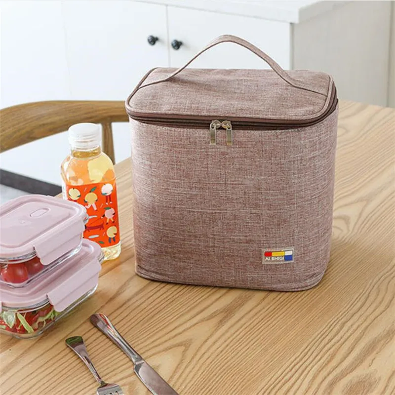

Insulated Collapsible Cooler Lunch Bag Hot And Cold Food Transport Soft Cooler For Beach Picnic Camping Bag